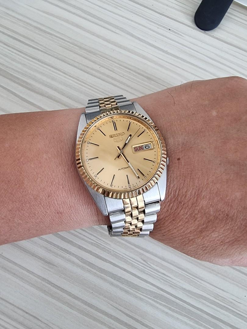 seiko fluted bezel automatic