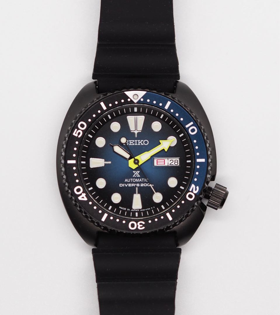 Seiko Darth Turtle Blackout Ed SBDY041 Luxury Watches on Carousell