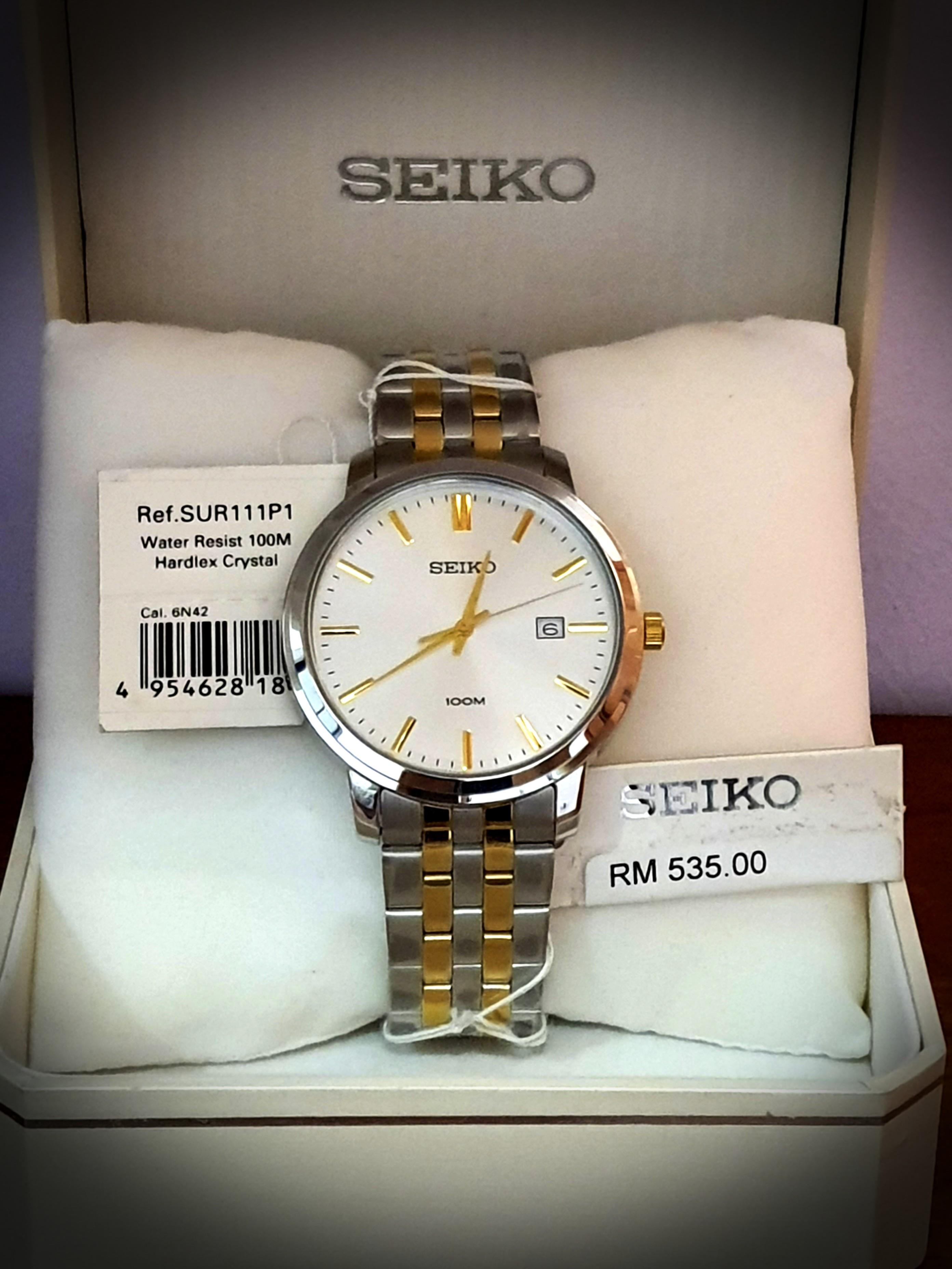 Vintage Seiko men Watch - SUR111P1, Men's Fashion, Watches & Accessories,  Watches on Carousell