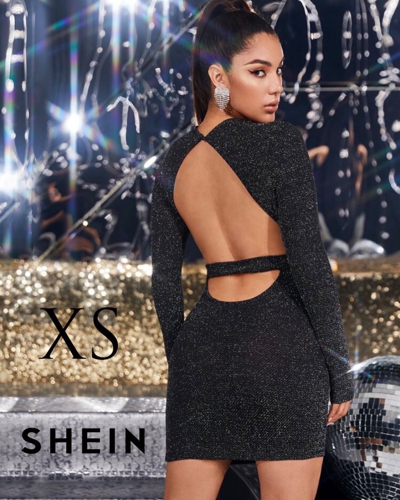 SHEIN Party Dress XS, Women's Fashion, Dresses & Sets, Evening dresses &  gowns on Carousell