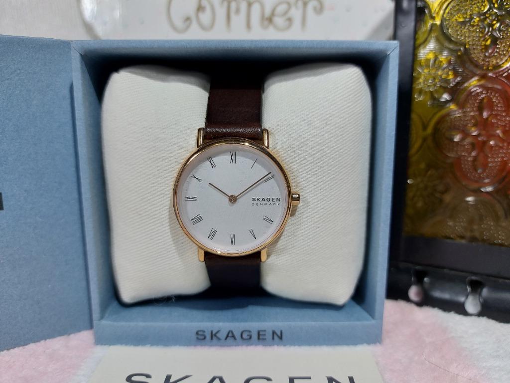 SKAGEN WATCH LEATHER STRAP (Category: Women's Watches) located in Taguig. Submitted by katethanscorner (Listing ID 1092559905, Image 1). Description: SKAGEN WATCH LEATHER STRAP Price: ₱2,600 ✅ BRAND NEW ✅ AUTHENTIC / ORIGINAL Mode of Payment: BDO, BPI Bank, GCash Shipping: LBC, Lalamove or Grab, buyer shoulders the shipping fee..