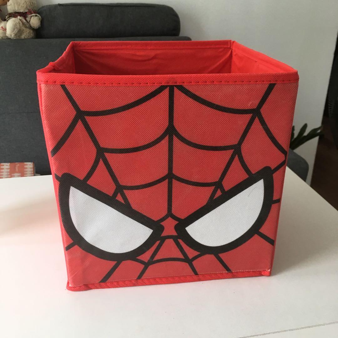 Spiderman collapsible storage box x 2, Furniture & Home Living, Home