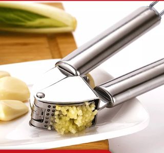 Kitchen Tool Helper ABS Garlic Chopper Roller Peeler Mincer Slicer Garlic Press 