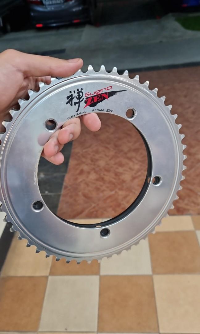 Sugino ZEN 禅 53T SUGINO Super Zen 144 (S3) W/Header 53T Chain Ring : Amazon