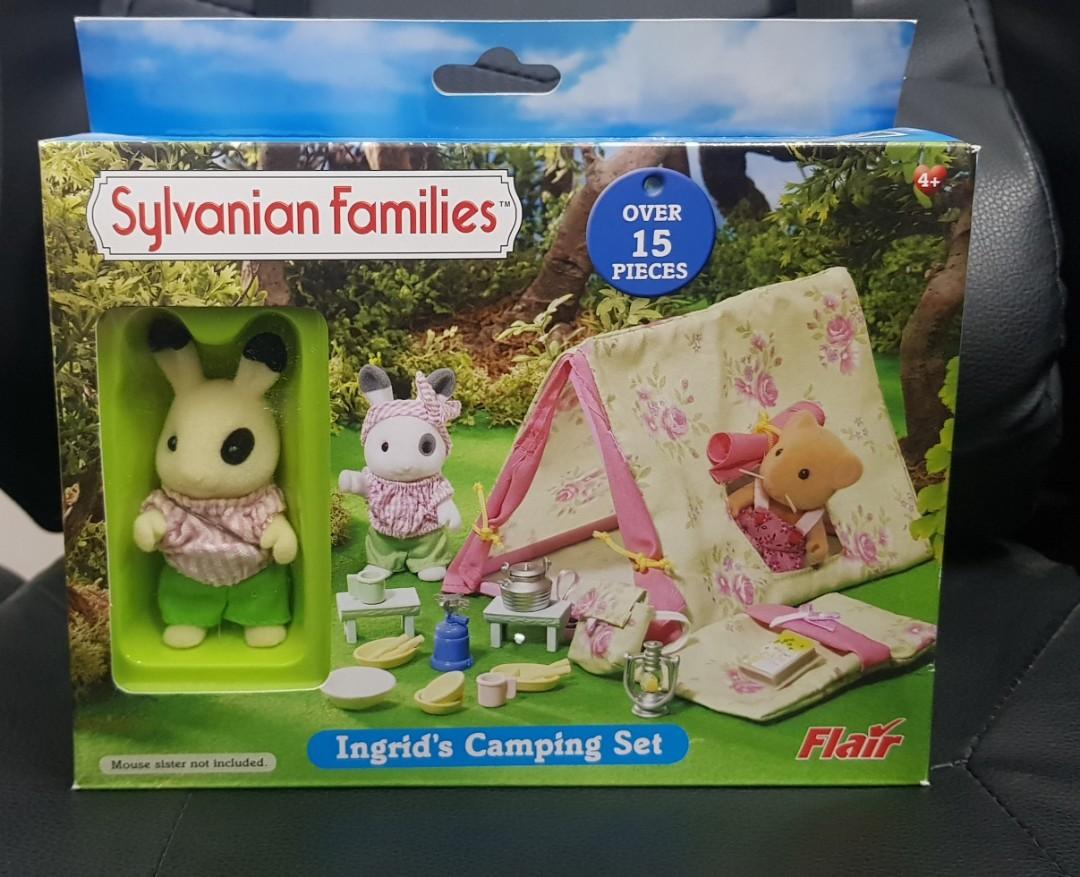 Sylvanian families camping sales set