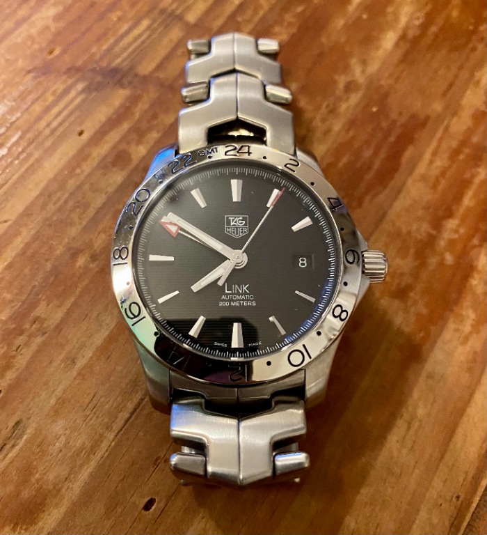 Tag heuer link gmt hotsell