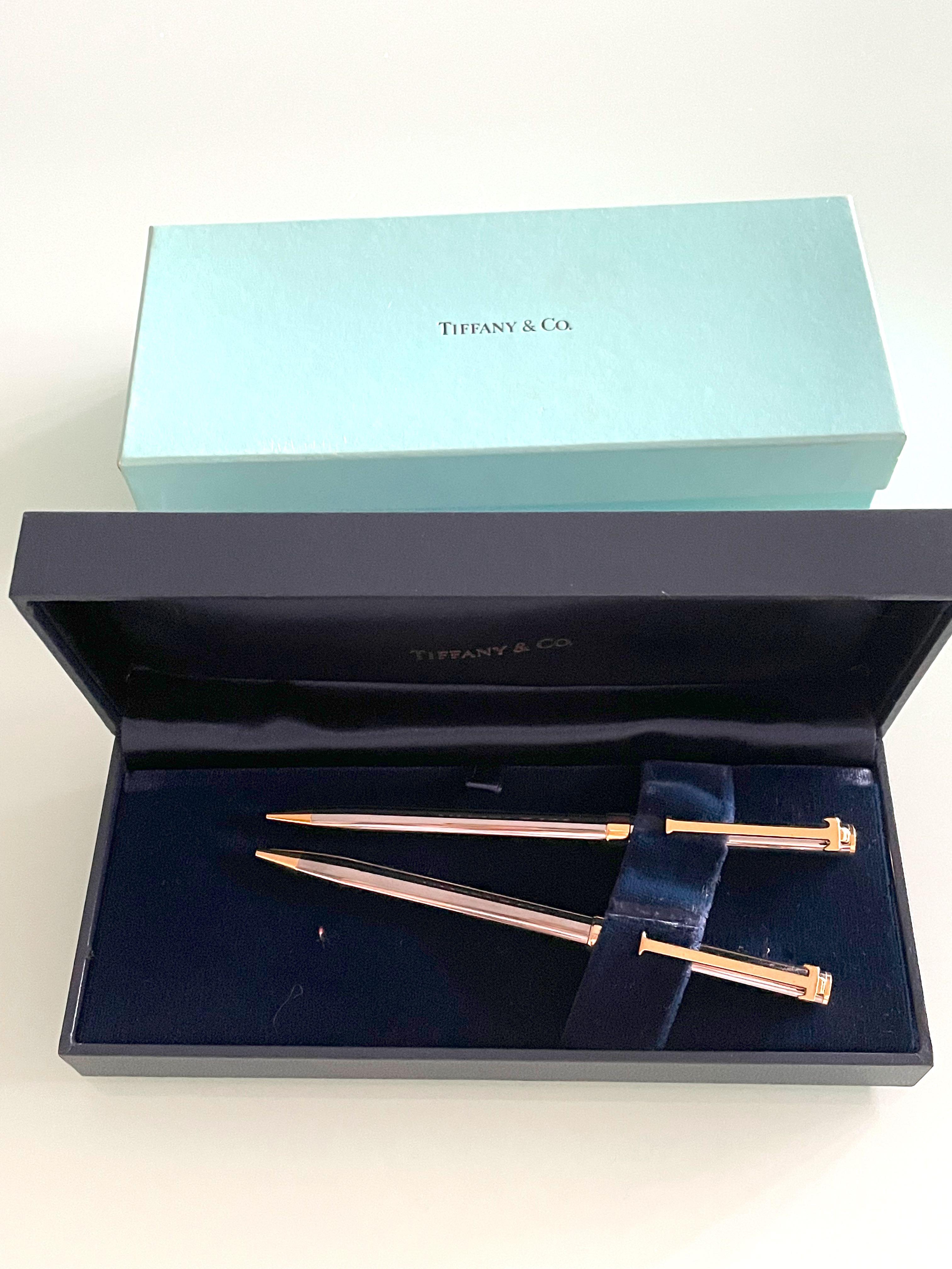 Tiffany and co pen and pencil set 2025
