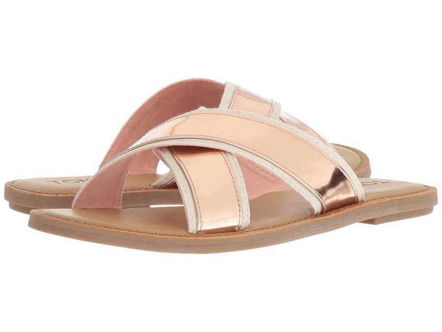 Toms rose hotsell gold sandals