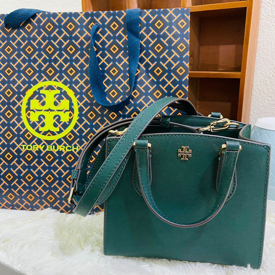 Tory Burch Emerson Micro Satchel, Women's Fashion, Bags & Wallets, Purses &  Pouches on Carousell