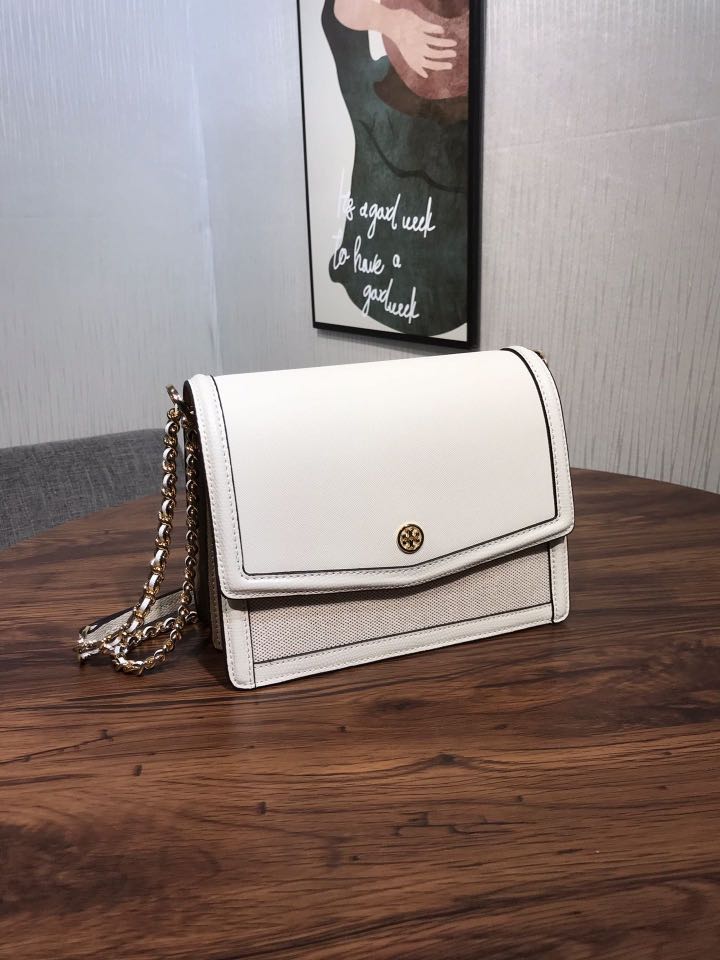 tory burch robinson canvas