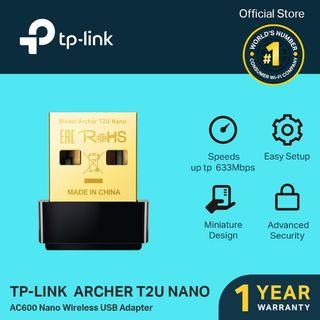 TP-Link Archer T2U Nano AC600 Wireless USB Adapter | WiFi Receiver | WiFi Dongle