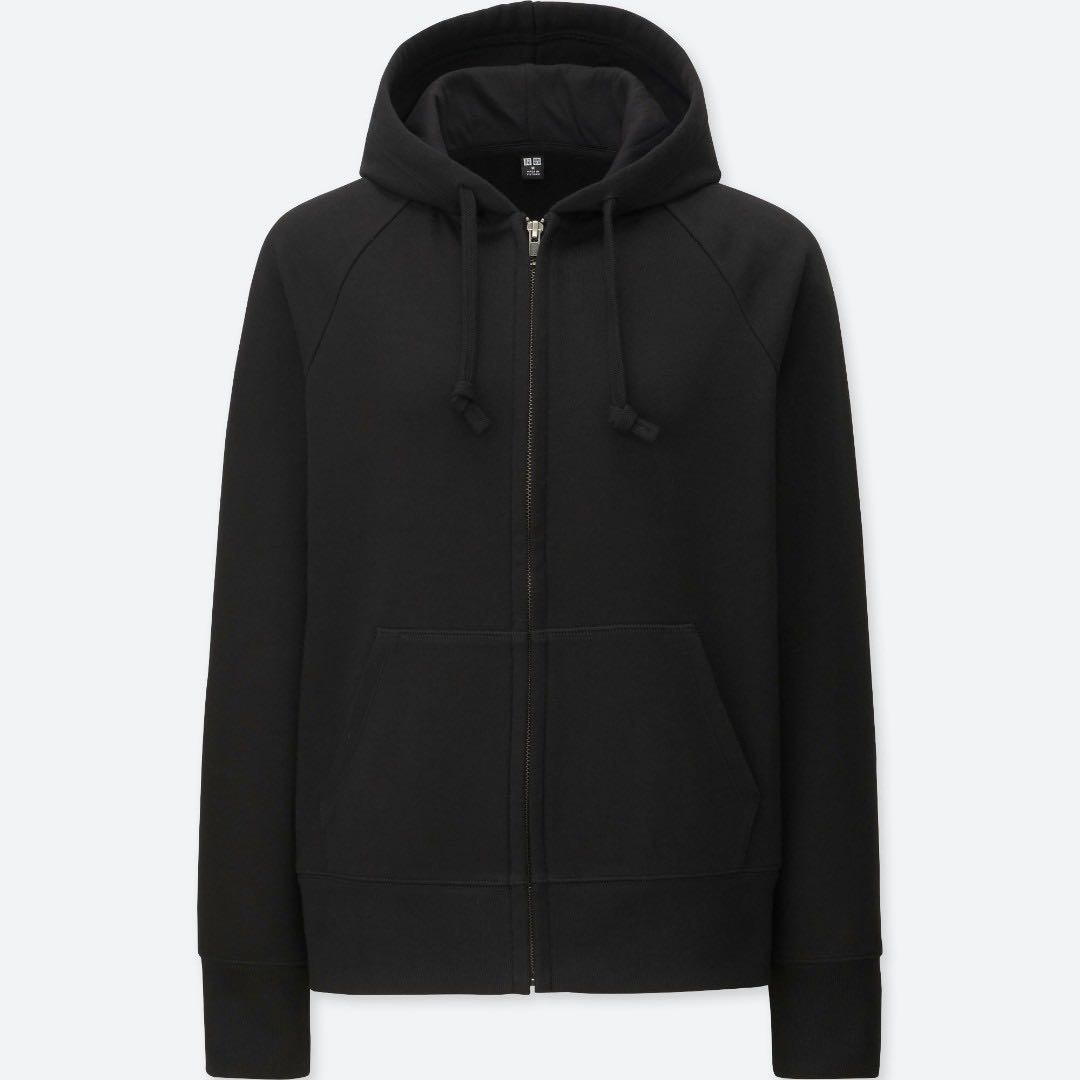 Uniqlo Black Women's Zip Up Hoodie, Women's Fashion, Coats, Jackets and  Outerwear on Carousell