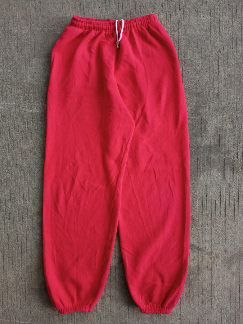 Red sales hanes sweatpants