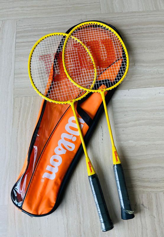 Wilson junior badminton set, Sports Equipment, Sports & Games, Racket