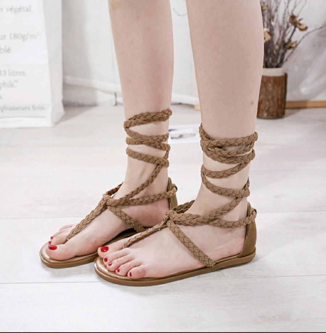 Bohemian strappy shop sandals