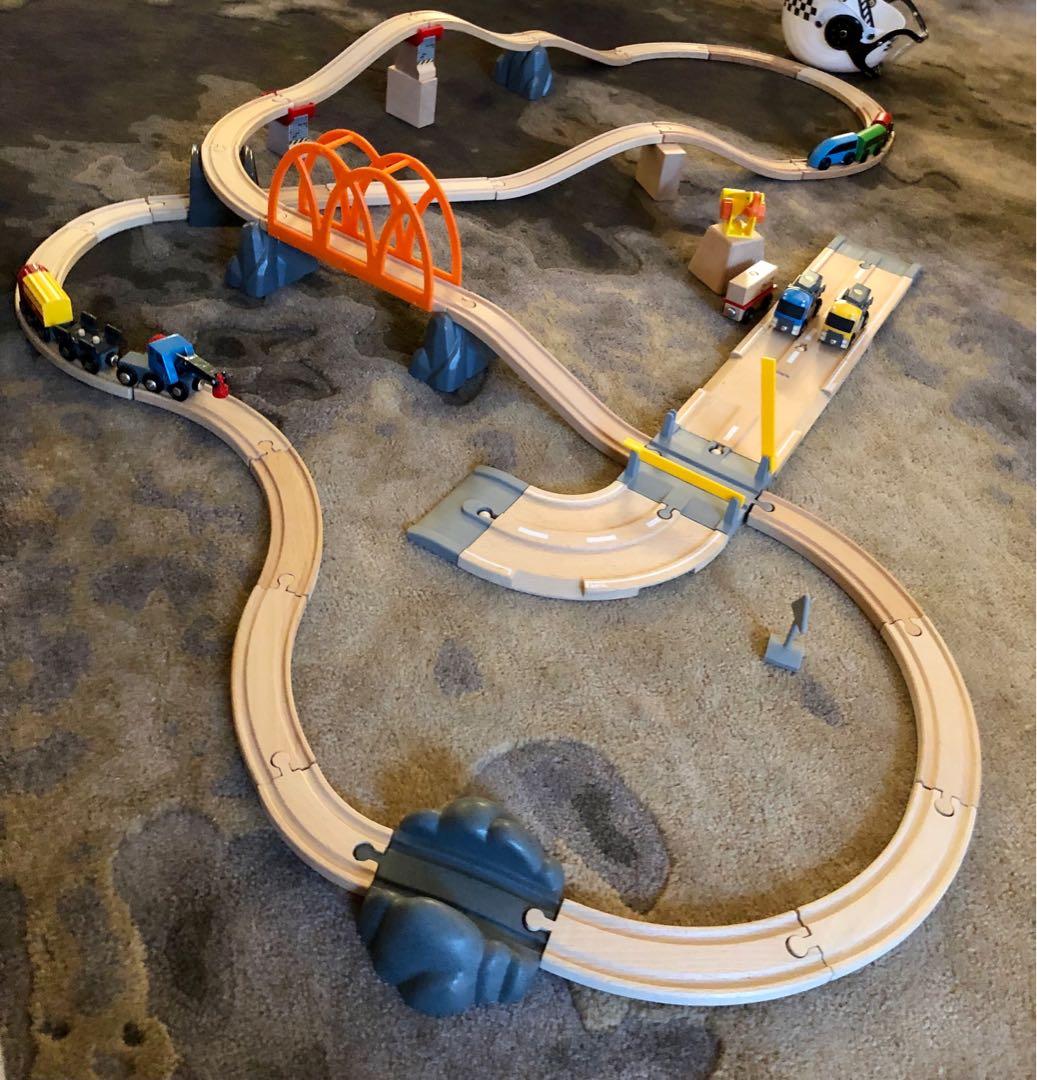 Wooden train sets for sale 2025