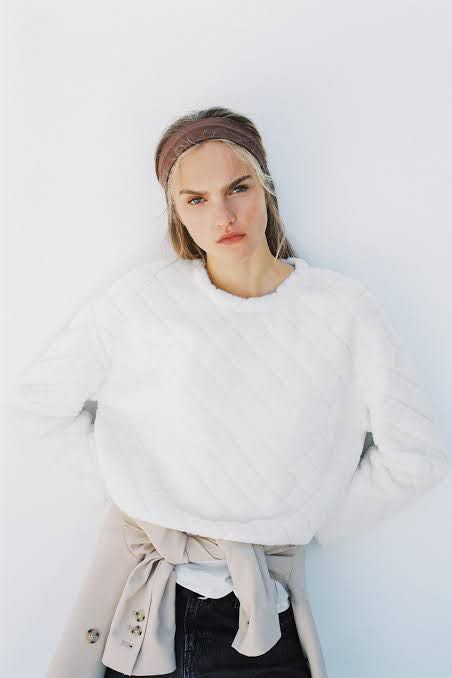 Zara fur sweater Clearance