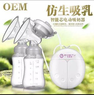 Zeus Double Electric Breast Pump with Free BreastMilk Bag