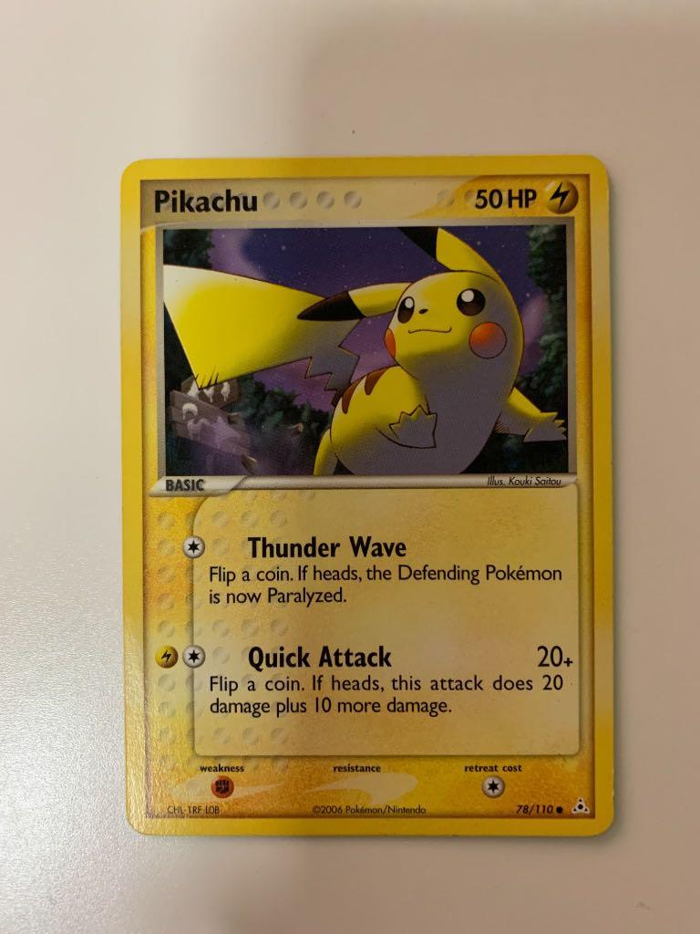 Pokemon TCG Cards Pikachu 78/110 Holon Phantoms LP 