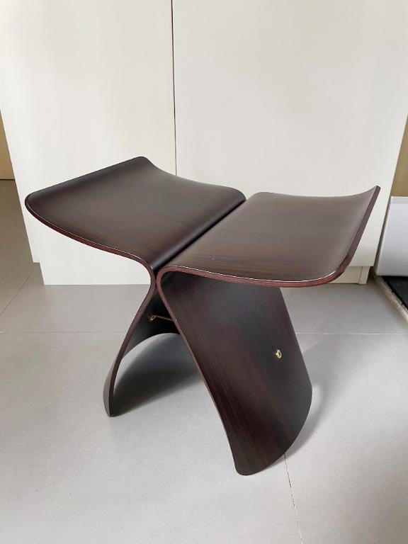 日本設計大師柳宗理sori Yanagi 蝴蝶椅butterfly Stool 傢俬 家居 傢俬 Carousell