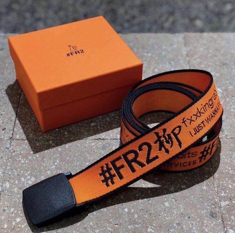 FR2GOLF fr2ゴルフ Embroidery Logo Belt ベルト