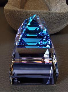 施華洛世奇 Swarovski 水晶擺設 - 紫藍色紙鎮 (已絕版)