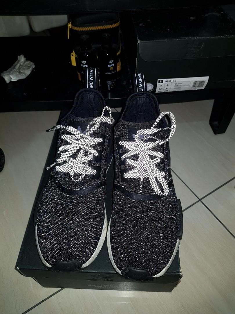 Adidas nmd r1 reflective black 3m top