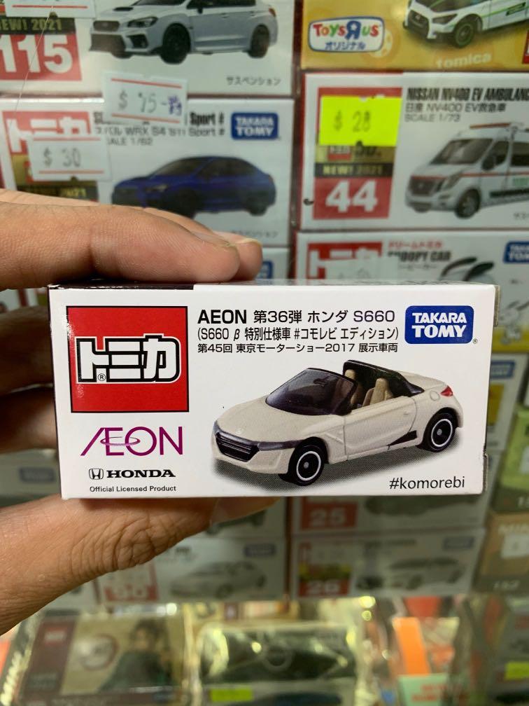 Aeon 限定商品no 36 Tomica Honda S660 17年第45回東京車展展示車輛 行版 興趣及遊戲 玩具 遊戲類 Carousell