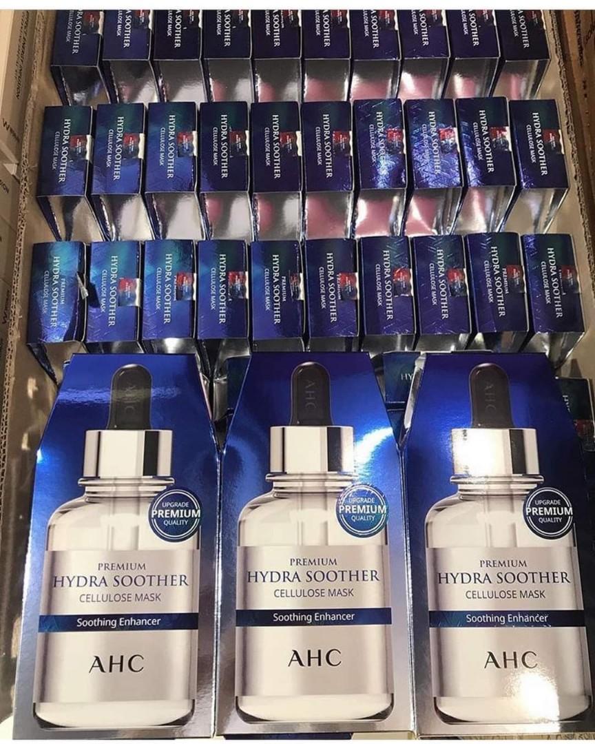 Ahc 高濃度b5高效水合透明質酸面膜 第三代 27g 1盒5片 藍色 美容 化妝品 皮膚護理 Carousell