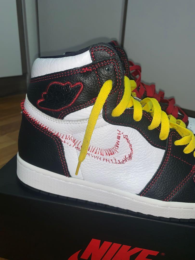 Nike air Jordan retro 1 × Louis Vuitton off white monogram sneakers,  Men's Fashion, Footwear on Carousell