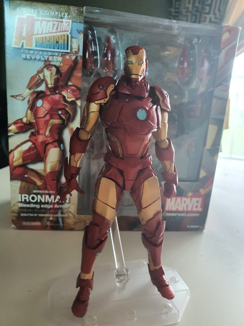 Original Amazing yamaguchi revoltech marvel ironman bleeding edge