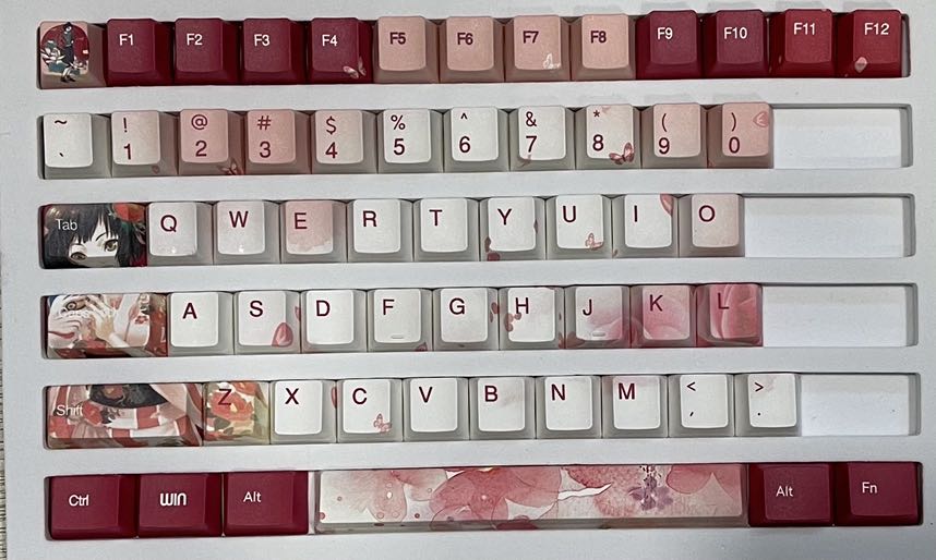 116 Keys Dye Sublimation Pbt Anime Keycaps For Mx Switches Mechanical  Keyboard  Fruugo IN