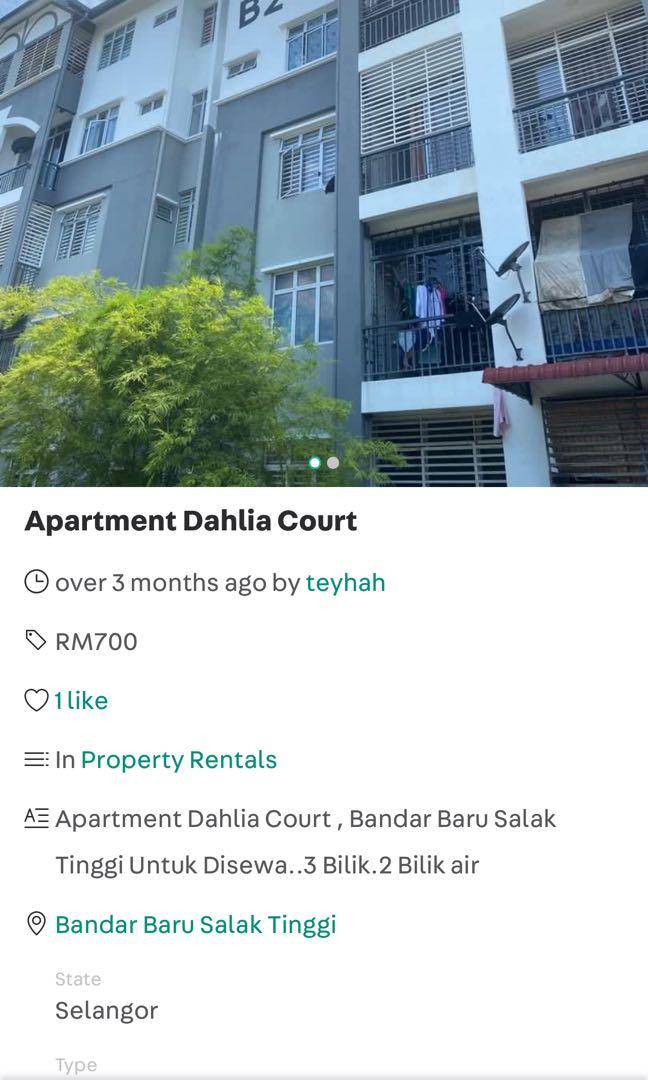Apartment Dahlia Court Property Rentals On Carousell