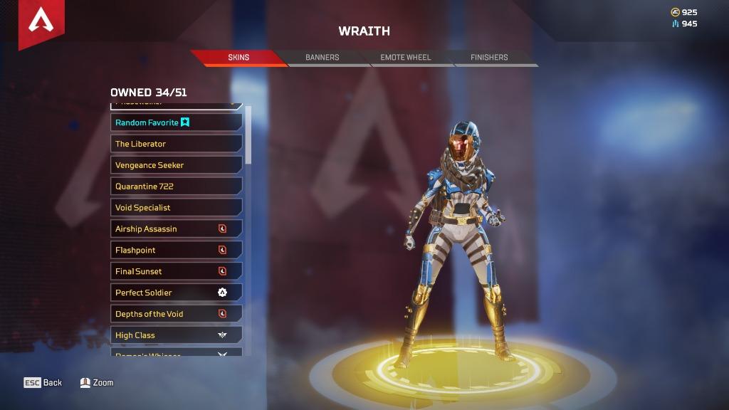 Apex Legends Bangalore Heirloom account, Video Gaming, Video Games