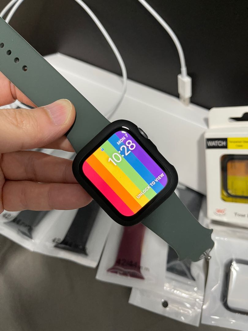 Apple watch series 6 black 44mm, Mobile Phones \u0026 Gadgets, Wearables \u0026 Smart  Watches on Carousell