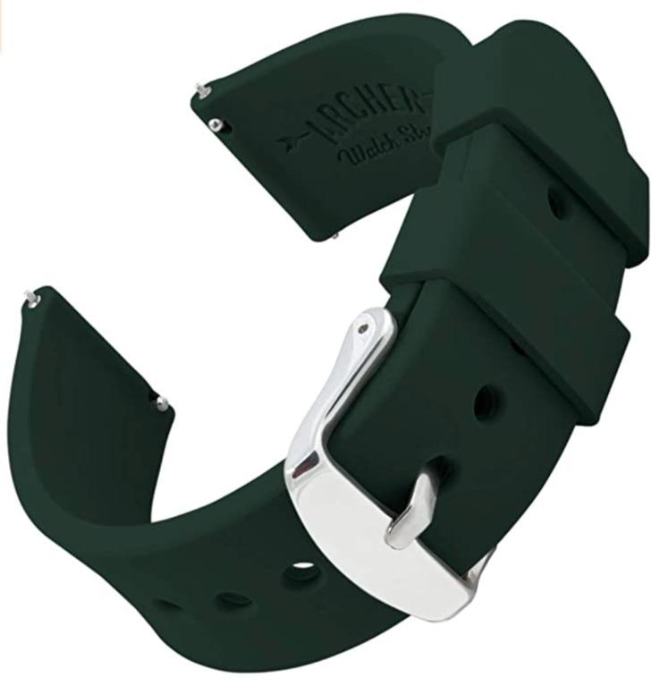 Archer Watch Straps (British Green) 22mm (Category: Men's Watches) located in San Juan City. Submitted by privateitems (Listing ID 1092663355, Image 1). Description: Product details of Archer Watch Straps (British Green) 22mm BE WISE WITH THAT SIZE – With eight width options, our straps fit nearly any size watch. But you MUST have the right size! To find it, measure the space between the two points on your watch face where the strap connects. Tha