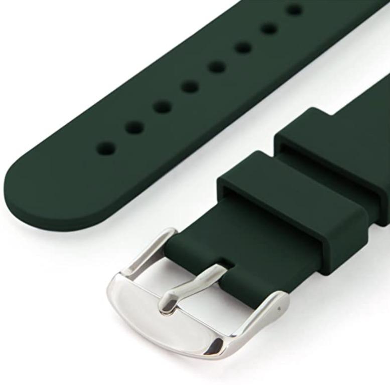 Archer Watch Straps (British Green) 22mm (Category: Men's Watches) located in San Juan City. Submitted by privateitems (Listing ID 1092663355, Image 2). Description: Product details of Archer Watch Straps (British Green) 22mm BE WISE WITH THAT SIZE – With eight width options, our straps fit nearly any size watch. But you MUST have the right size! To find it, measure the space between the two points on your watch face where the strap connects. Tha