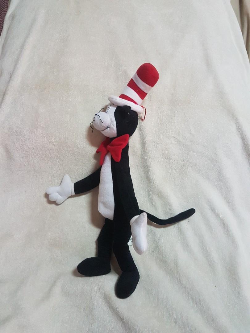 Authentic Nanco Dr. Seuss Cat in The Hat Plush Soft Toy Hobbies