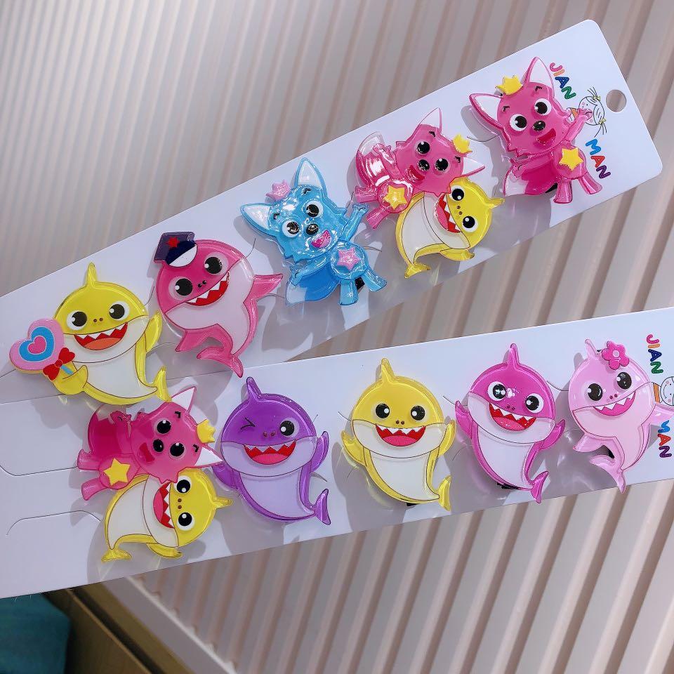 Baby shark hair hot sale clips