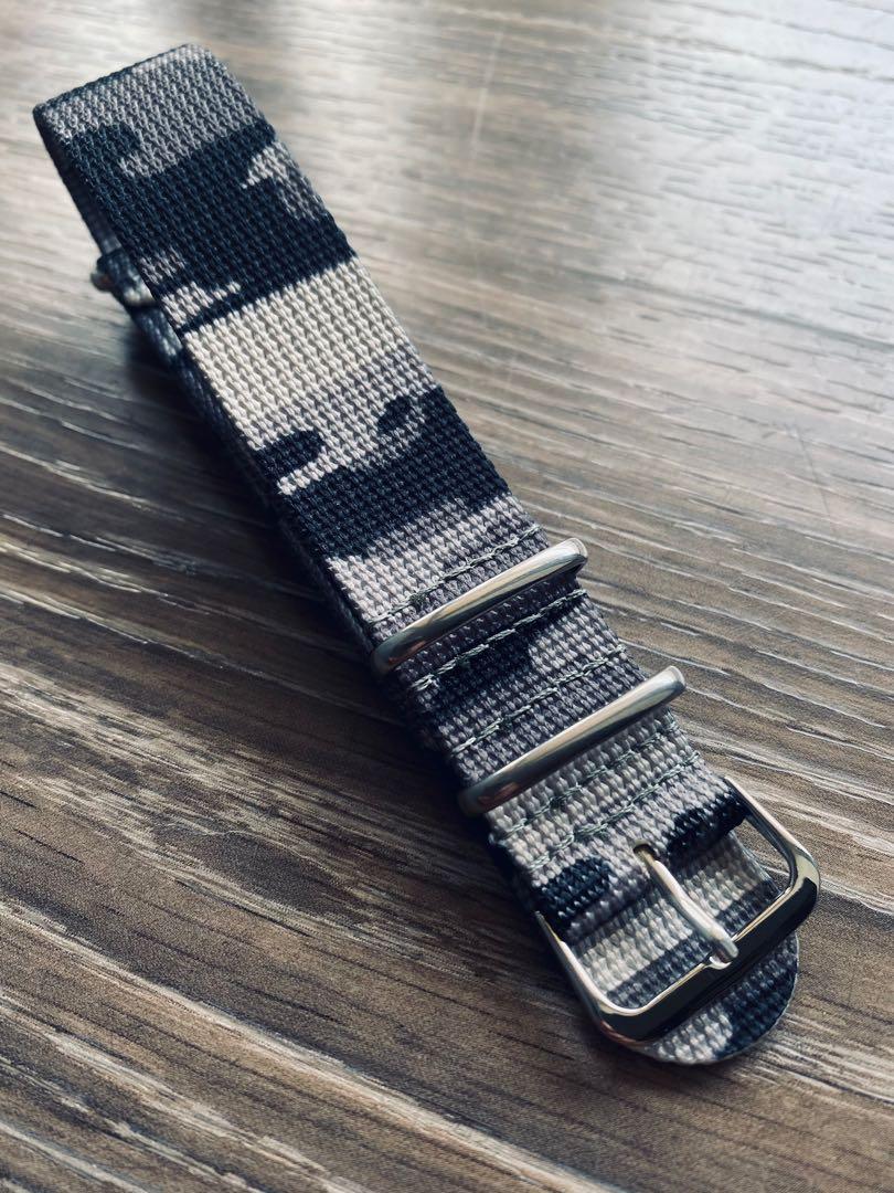 Camo nato strap 22mm best sale