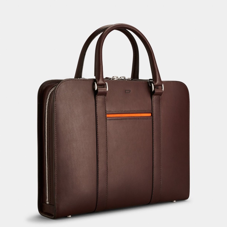 Carl Friedrik Palissy Briefcase Slim Italian leather briefcase, fits a ...