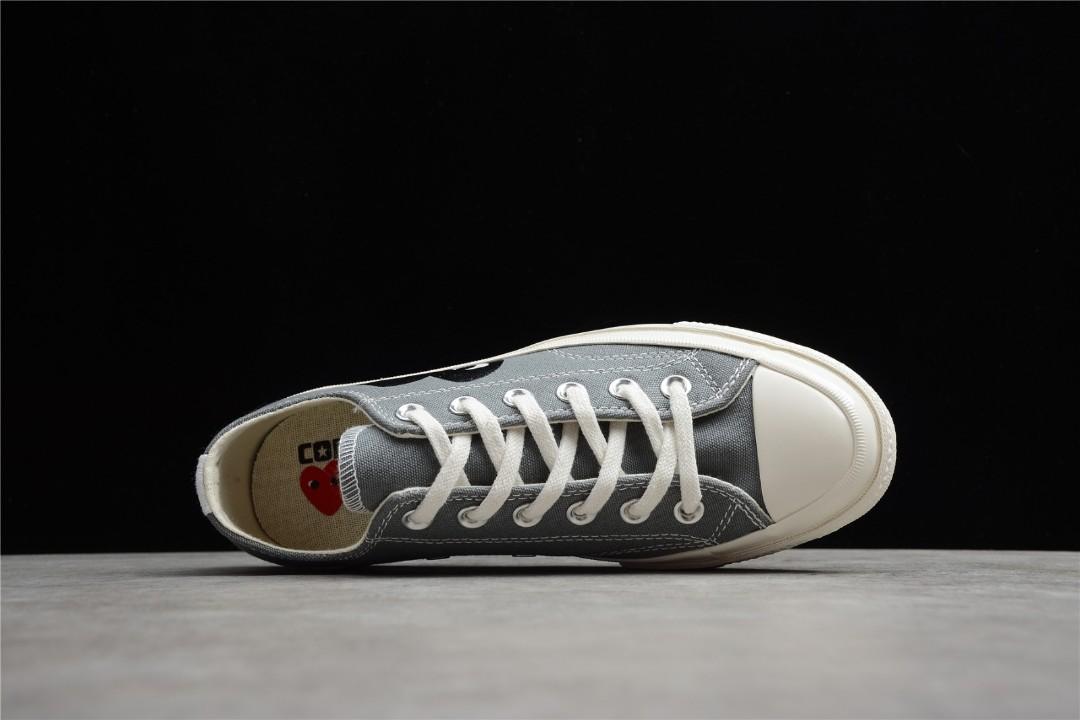 CDG Play x Converse Chuck 70 Low Steel Gray Unisex Women s Fashion Footwear Sneakers on Carousell