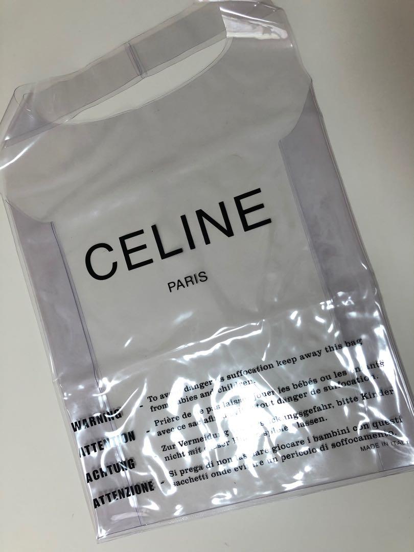 Celine plastic shop bag buy