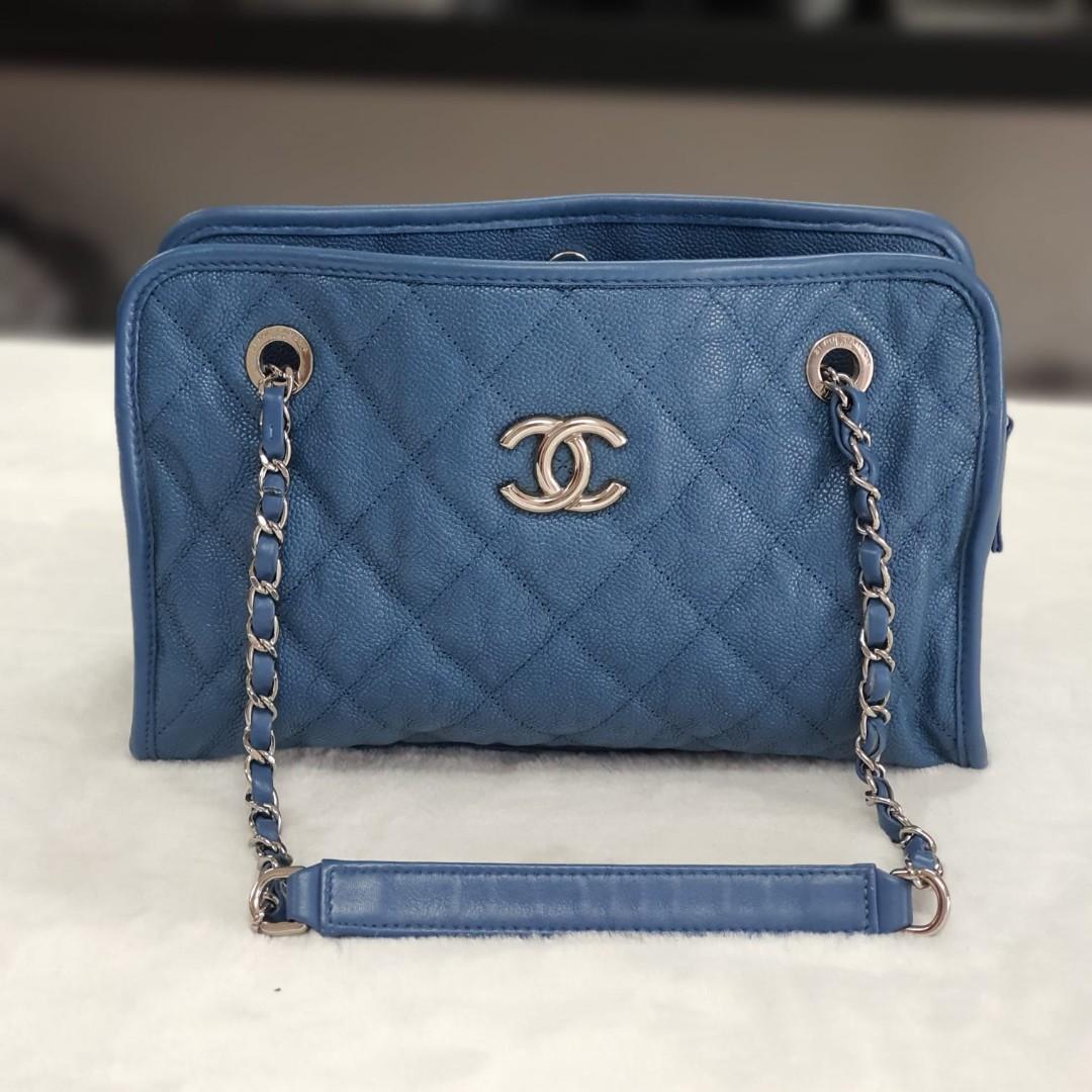 Chanel French Riviera (Blue), Luxury, Bags & Wallets on Carousell