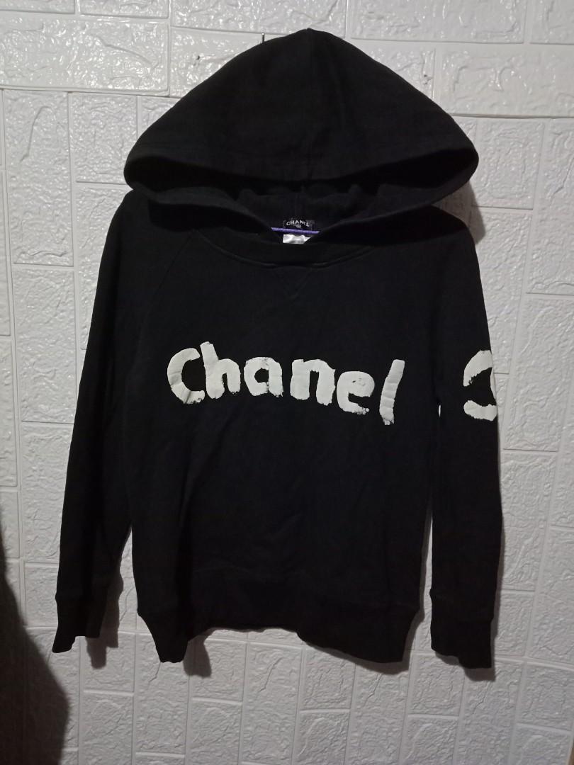 Black store chanel hoodie