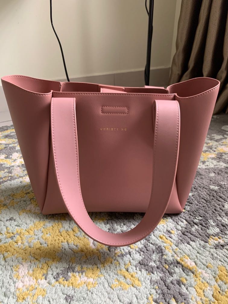 Christy Ng (June Tote Bag, Puce colour), Women's Fashion, Bags & Wallets, Tote  Bags on Carousell