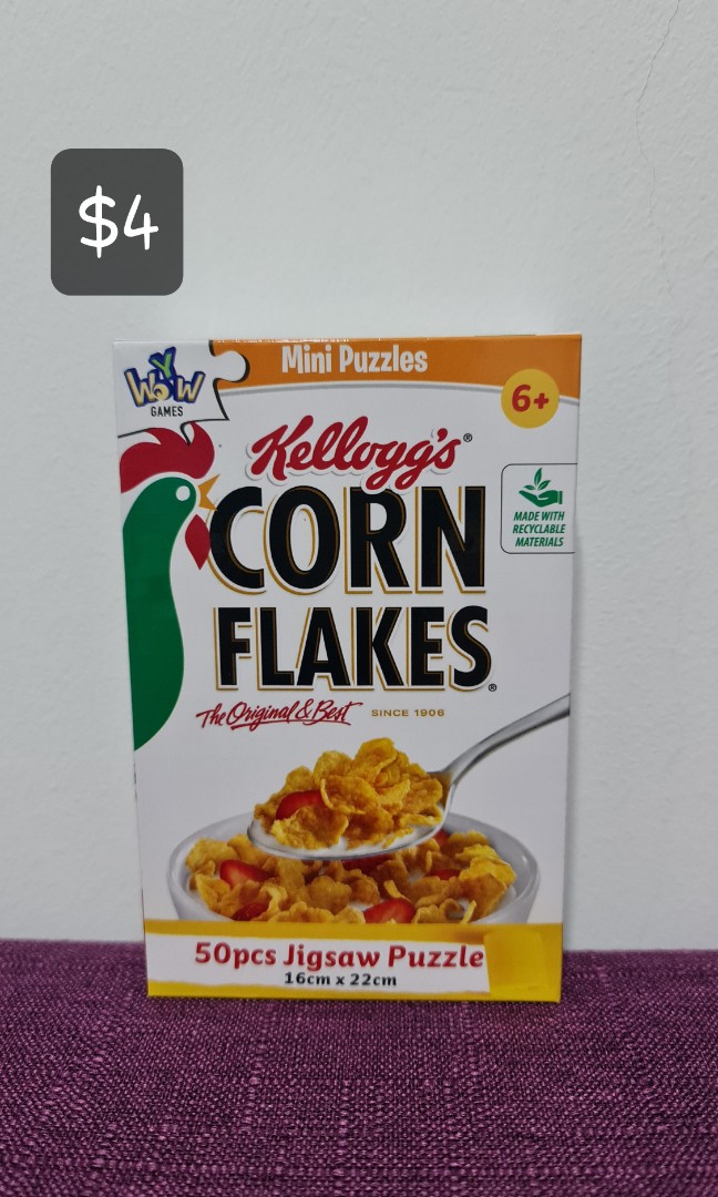 Corn Flakes (Jigsaw puzzle), Hobbies & Toys, Toys & Games on Carousell