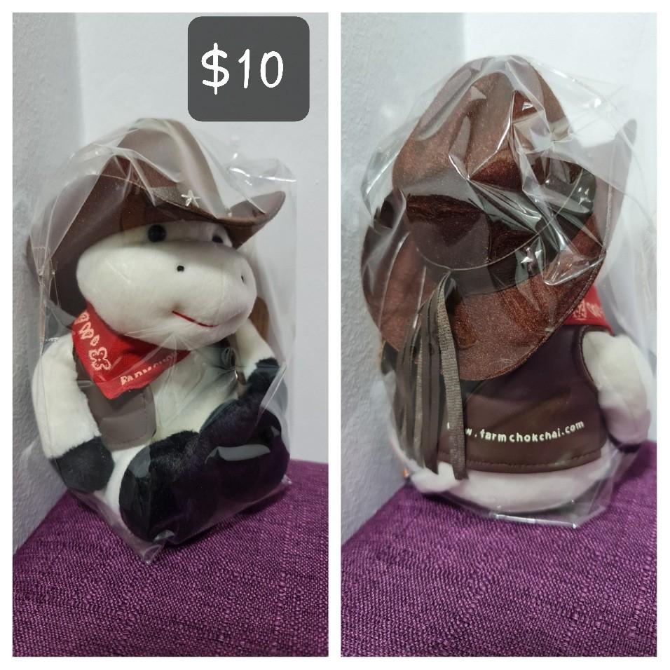 cowboy cow stuffed animal