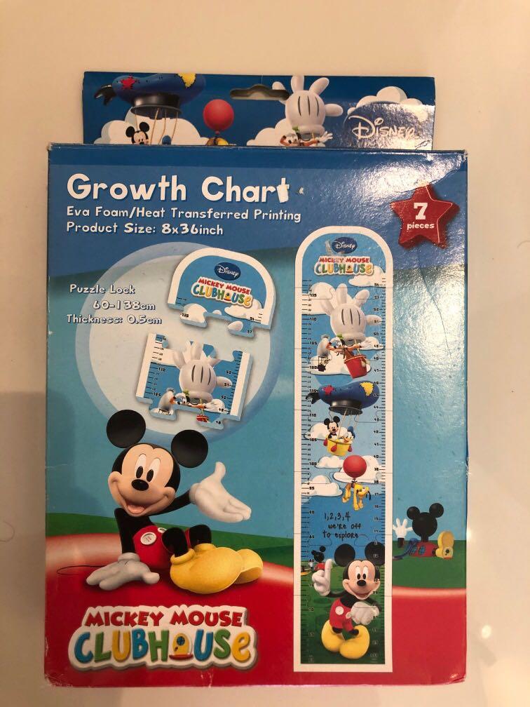 Disney Growth Chart, Babies & Kids, Infant Playtime on Carousell