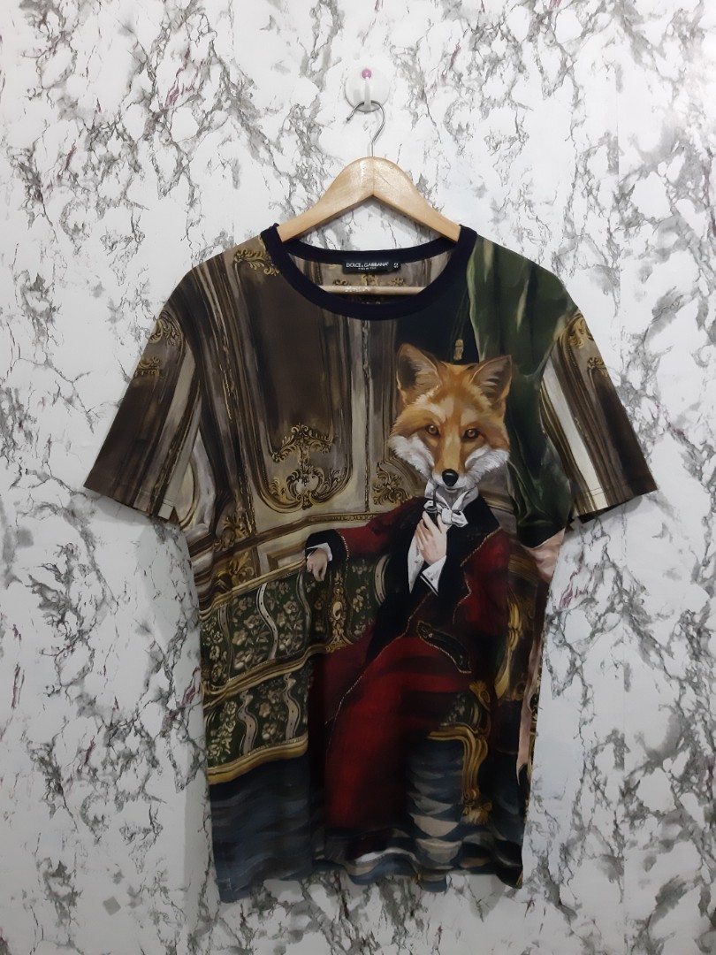 Dolce and gabbana best sale dog soldier shirt